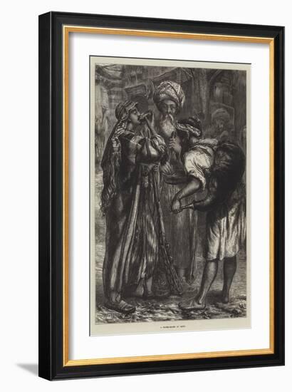 A Water-Seller at Cairo-William J. Webbe-Framed Giclee Print