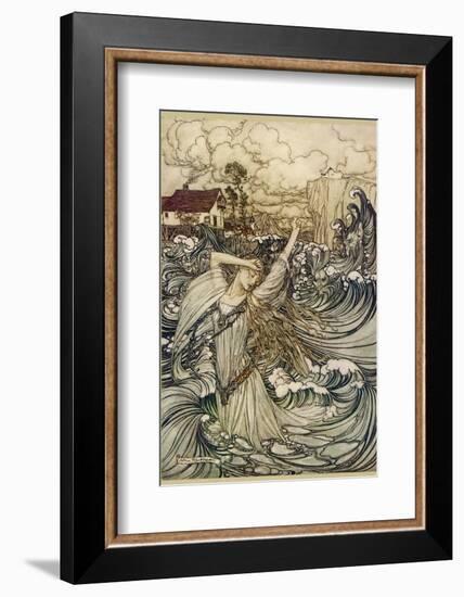 A Water Spirit-Arthur Rackham-Framed Photographic Print