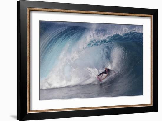 A Wave Player-Cheng Chang-Framed Giclee Print