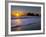 A Wave Rolls Up the Beach at Sunset at La Push, Washington, USA-Gary Luhm-Framed Photographic Print