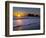 A Wave Rolls Up the Beach at Sunset at La Push, Washington, USA-Gary Luhm-Framed Photographic Print