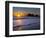 A Wave Rolls Up the Beach at Sunset at La Push, Washington, USA-Gary Luhm-Framed Photographic Print