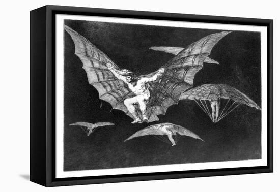 A Way of Flying, 1819-1823-Francisco de Goya-Framed Premier Image Canvas