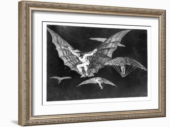 A Way of Flying, 1819-1823-Francisco de Goya-Framed Giclee Print