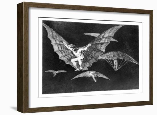 A Way of Flying, 1819-1823-Francisco de Goya-Framed Giclee Print