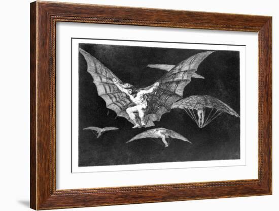 A Way of Flying, 1819-1823-Francisco de Goya-Framed Giclee Print