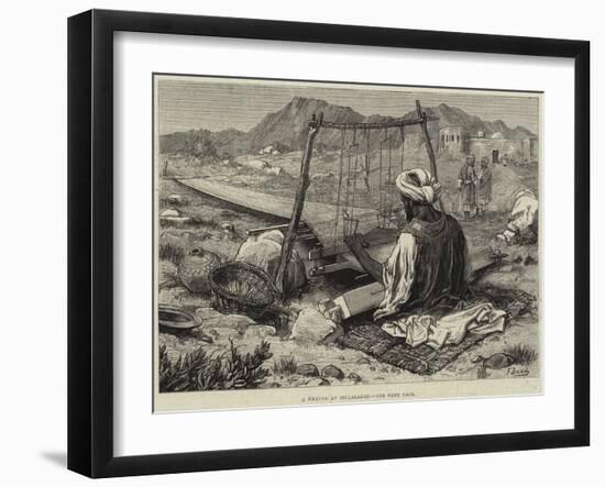 A Weaver at Jellalabad-Frank Dadd-Framed Giclee Print