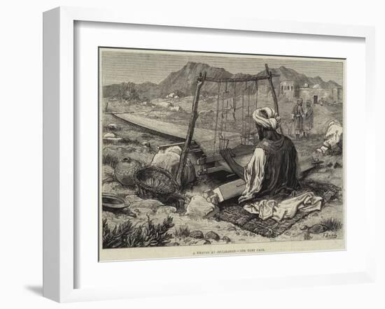 A Weaver at Jellalabad-Frank Dadd-Framed Giclee Print