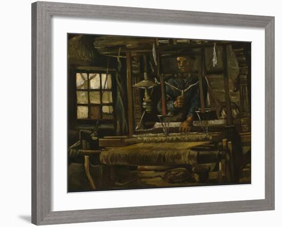 A Weaver's Cottage, 1884-Vincent van Gogh-Framed Giclee Print