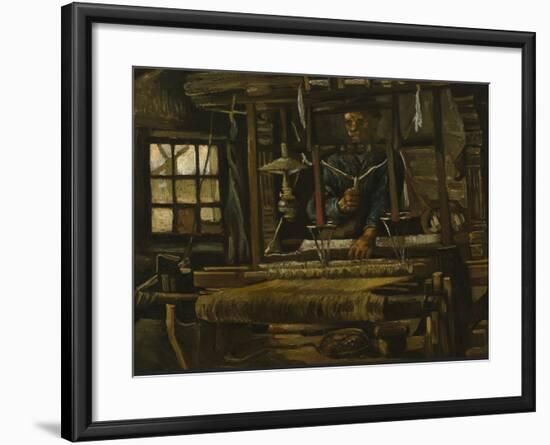 A Weaver's Cottage, 1884-Vincent van Gogh-Framed Giclee Print