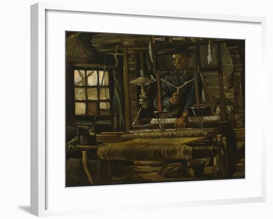 A Weaver's Cottage, 1884-Vincent van Gogh-Framed Giclee Print