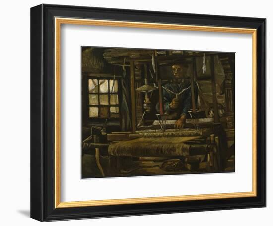 A Weaver's Cottage, 1884-Vincent van Gogh-Framed Giclee Print