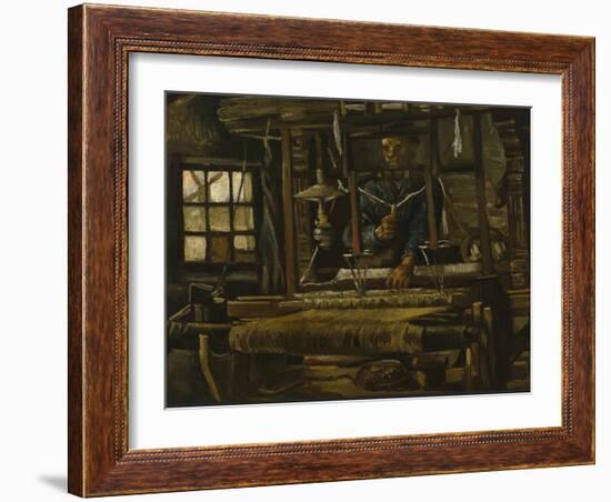 A Weaver's Cottage, 1884-Vincent van Gogh-Framed Giclee Print