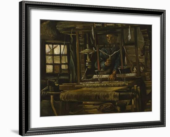 A Weaver's Cottage-Vincent van Gogh-Framed Premium Giclee Print