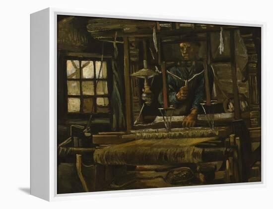 A Weaver's Cottage-Vincent van Gogh-Framed Premier Image Canvas