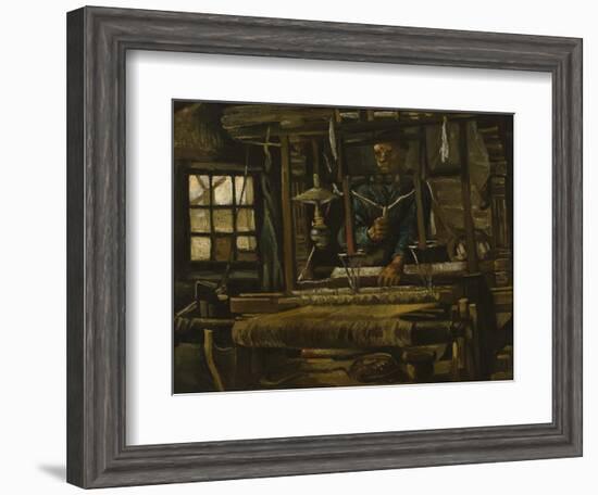 A Weaver's Cottage-Vincent van Gogh-Framed Giclee Print