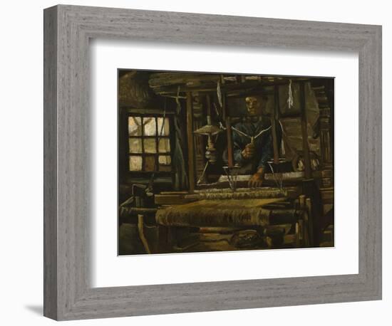 A Weaver's Cottage-Vincent van Gogh-Framed Giclee Print