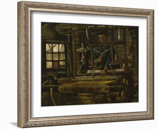 A Weaver's Cottage-Vincent van Gogh-Framed Giclee Print