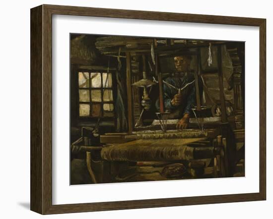 A Weaver's Cottage-Vincent van Gogh-Framed Giclee Print