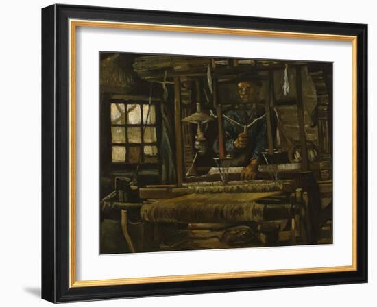 A Weaver's Cottage-Vincent van Gogh-Framed Giclee Print