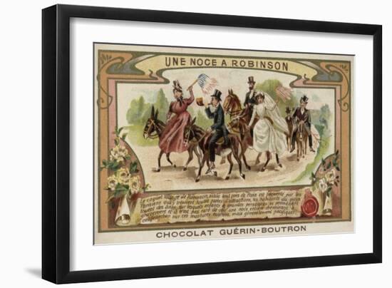 A Wedding at Robinson, Near Paris-null-Framed Giclee Print