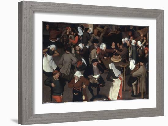 A Wedding Dance in an Interior-Pieter Bruegel the Elder-Framed Giclee Print