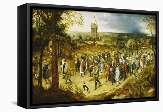 A Wedding Procession-Pieter Bruegel the Elder-Framed Premier Image Canvas