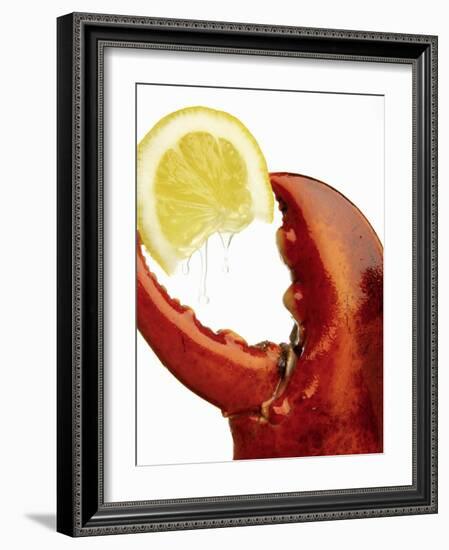 A Wedge of Lemon in a Lobster Claw-Peter Howard Smith-Framed Photographic Print