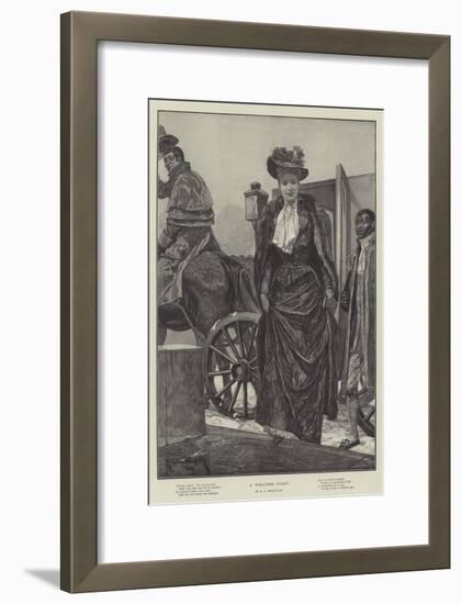 A Welcome Guest-Richard Caton Woodville II-Framed Giclee Print