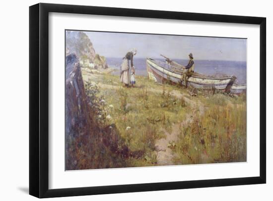 A Welcome Visitor, 1893-Frederick William Jackson-Framed Giclee Print