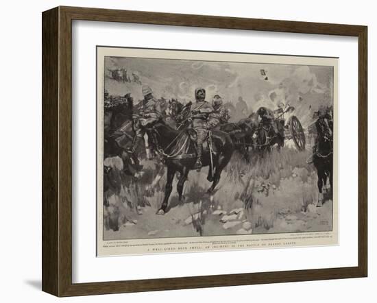 A Well-Aimed Boer Shell, an Incident in the Battle of Elands Laagte-Frank Craig-Framed Giclee Print