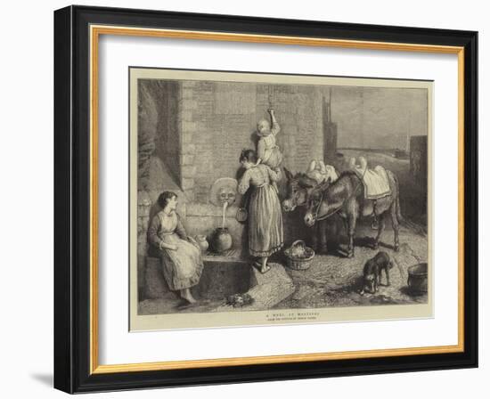 A Well at Hastings-Myles Birket Foster-Framed Giclee Print