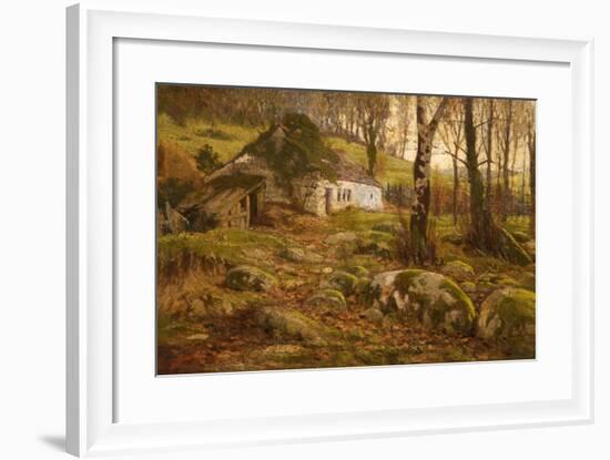 A Welsh Cottage, 1884-Buckley Ousey-Framed Giclee Print