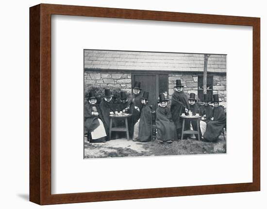 A Welsh tea party, 1912-Unknown-Framed Photographic Print