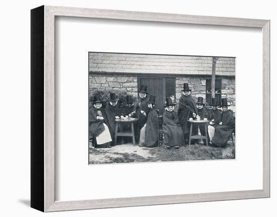 A Welsh tea party, 1912-Unknown-Framed Photographic Print