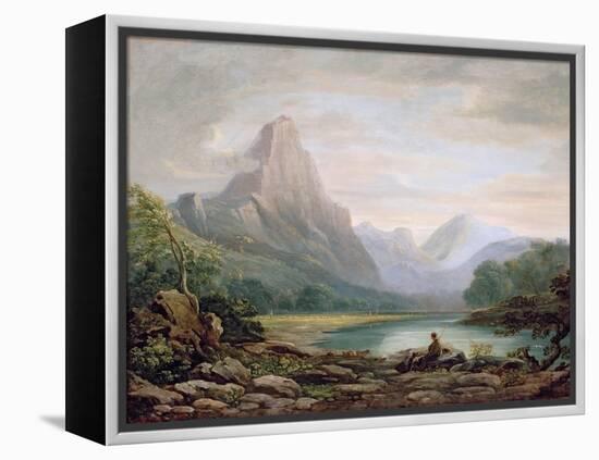 A Welsh Valley, 1819-John Varley-Framed Premier Image Canvas
