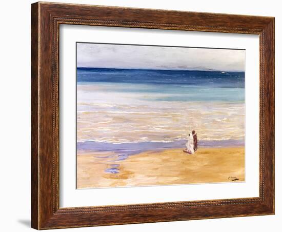 A West Wind-Sir John Lavery-Framed Art Print