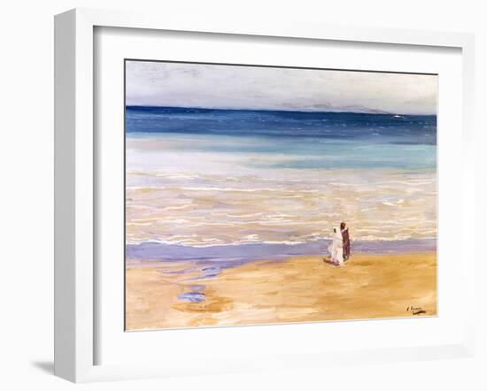 A West Wind-Sir John Lavery-Framed Art Print