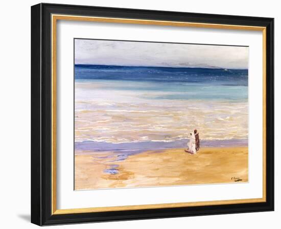 A West Wind-Sir John Lavery-Framed Art Print