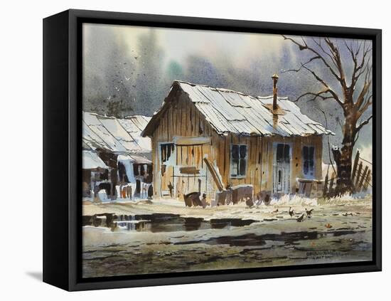 A Wet Day-LaVere Hutchings-Framed Premier Image Canvas