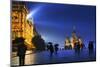 A Wet Evening in Red Square.-Jon Hicks-Mounted Photographic Print