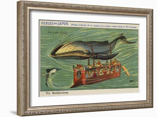 A Whale Bus in the Year 2000-null-Framed Giclee Print