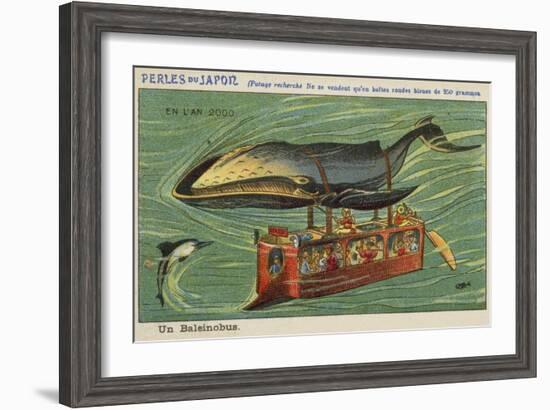 A Whale Bus in the Year 2000-null-Framed Giclee Print