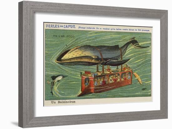 A Whale Bus in the Year 2000-null-Framed Giclee Print