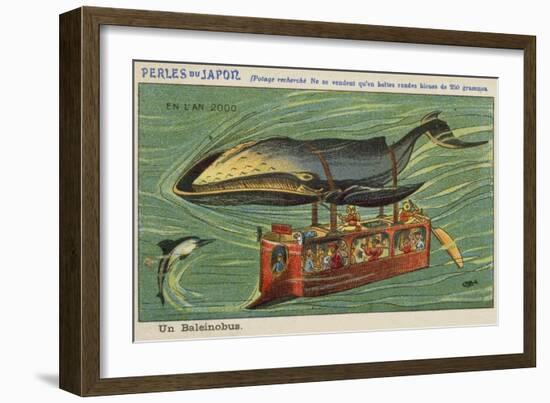 A Whale Bus in the Year 2000-null-Framed Giclee Print