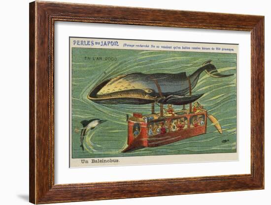 A Whale Bus in the Year 2000-null-Framed Giclee Print