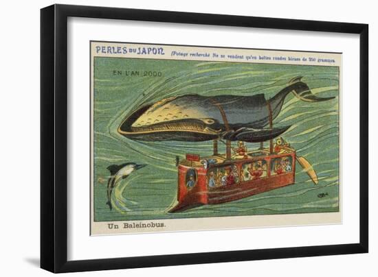 A Whale Bus in the Year 2000-null-Framed Giclee Print