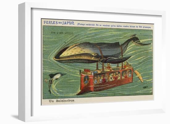 A Whale Bus in the Year 2000-null-Framed Giclee Print