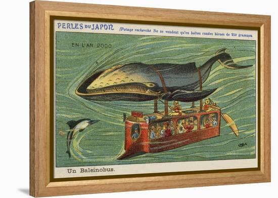 A Whale Bus in the Year 2000-null-Framed Premier Image Canvas