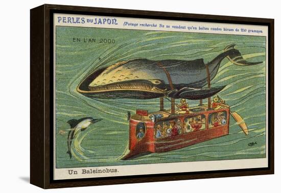 A Whale Bus in the Year 2000-null-Framed Premier Image Canvas